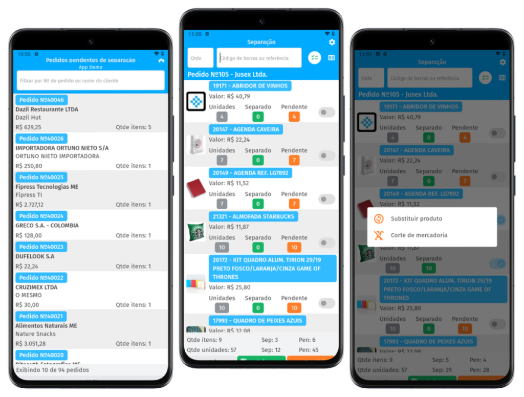 App de Separação de Pedidos